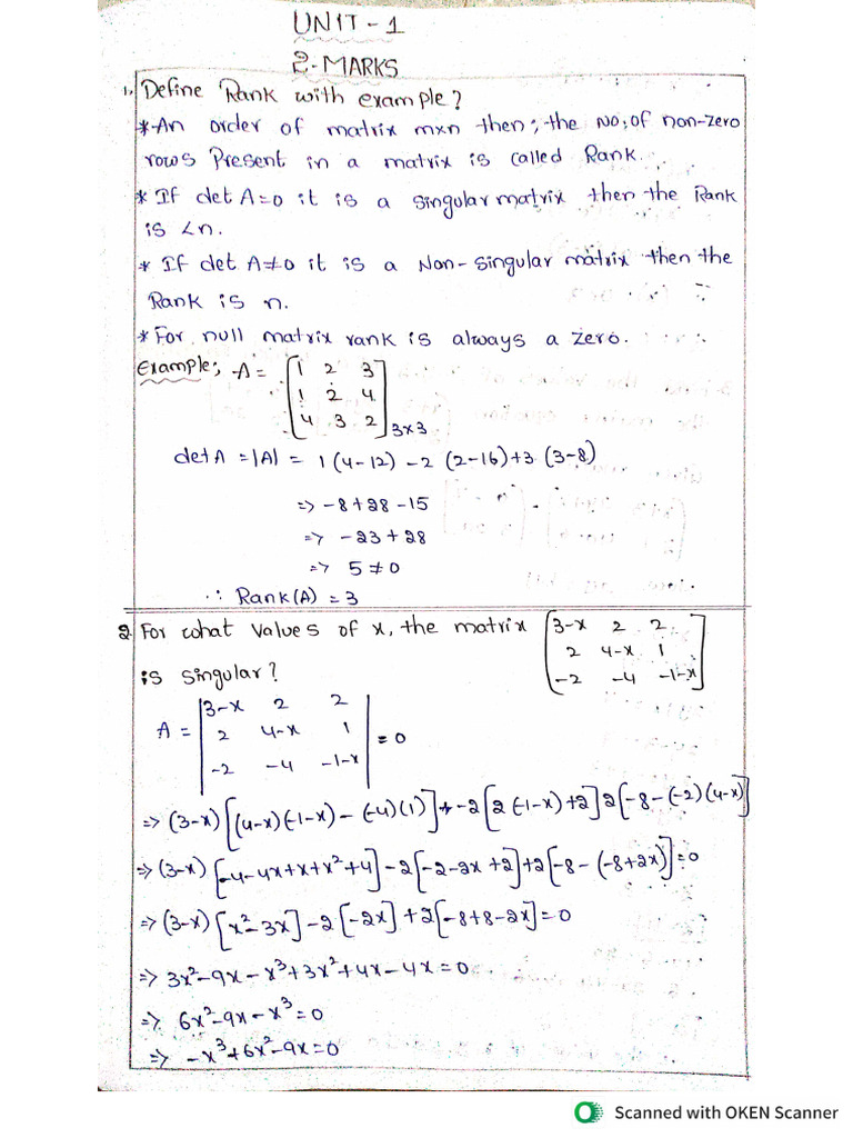 5 Units - 2 Marks | PDF