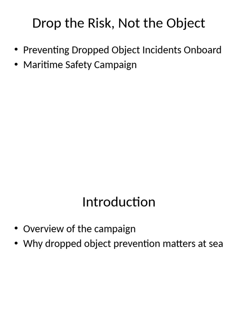 Drop The Risk Detailed | PDF