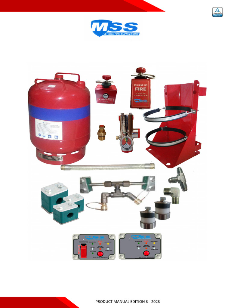 MSS Fire Suppression Systems Manual | PDF | Electrical Connector | Valve