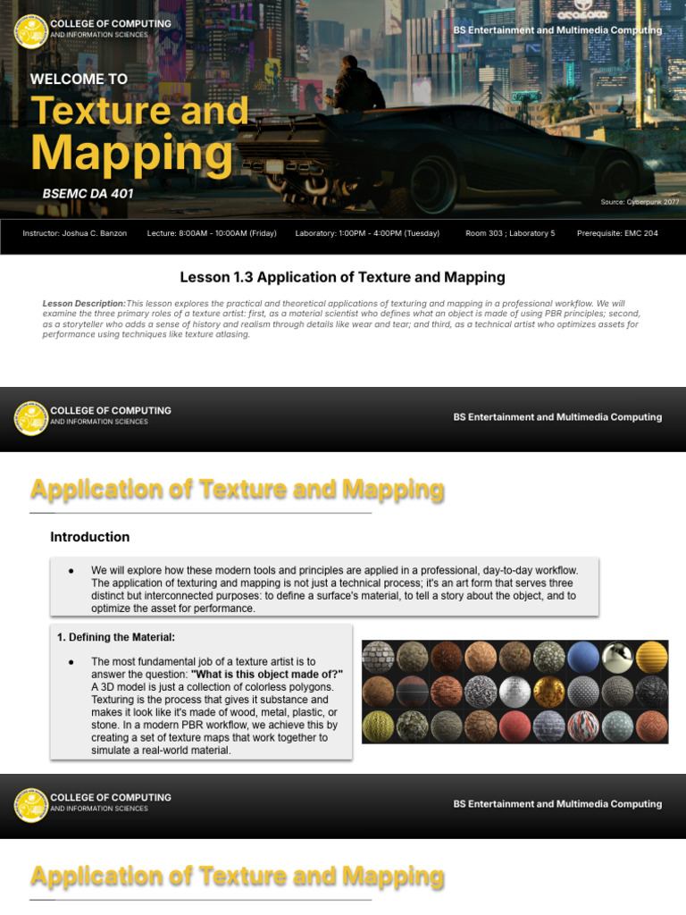 Texture Mapping in 3D Artistry | PDF | Texture Mapping | 3 D Computer ...