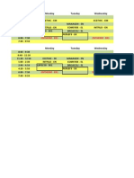 Terminal Term Schedule