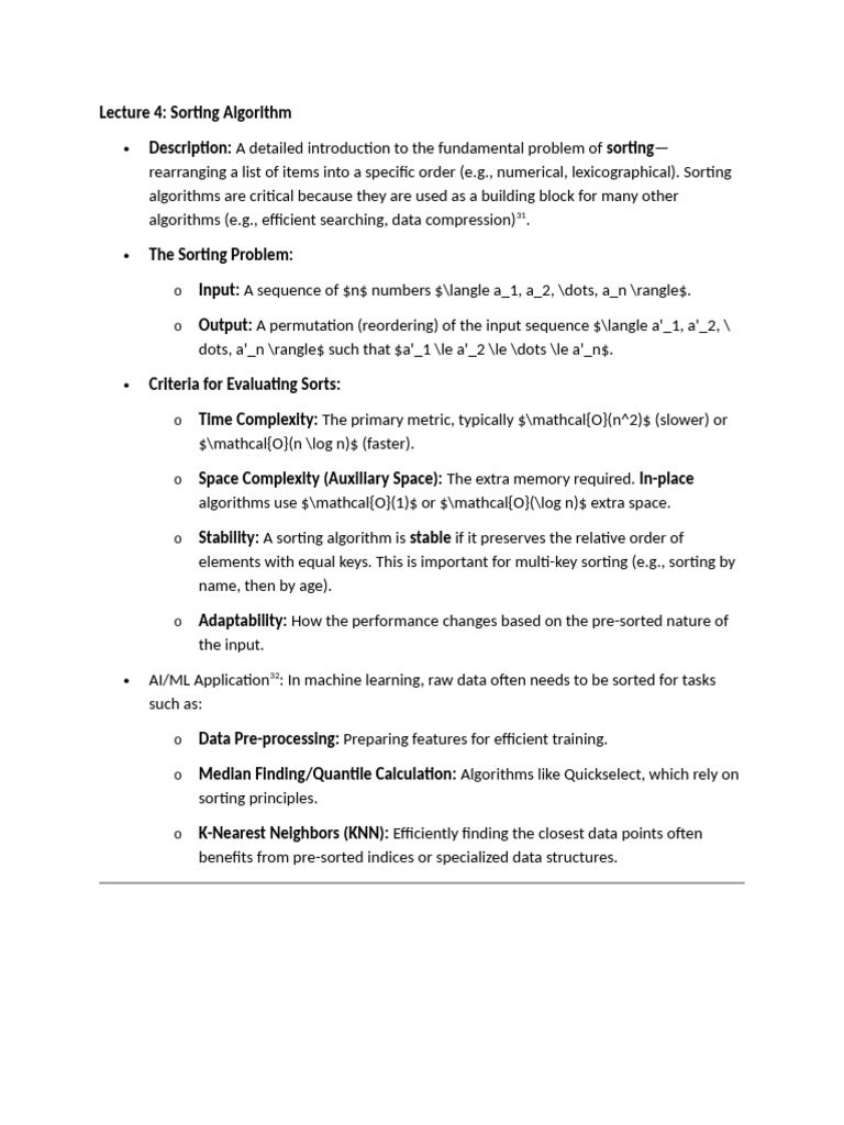 Lecture 4 | PDF