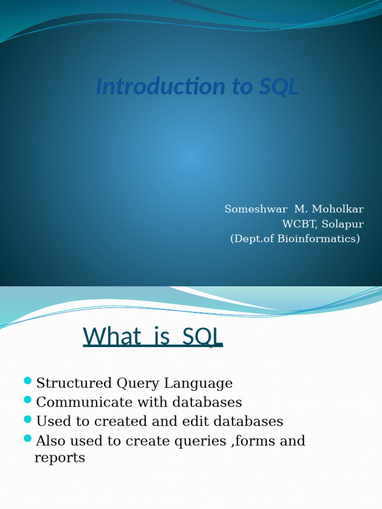 Som4505sql 180104141621 | PDF | Sql | Data Model