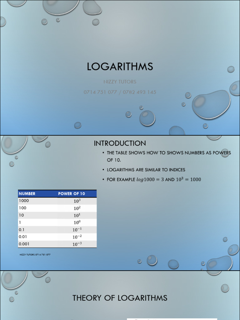 Understanding Logarithms Basics | PDF