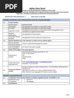 TH-18 E, S1018 E Safety Data Sheet | PDF | Dangerous Goods | Toxicity