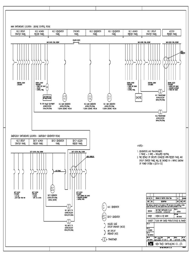 E073-601.Msbd Esbd Main Online Diagram | PDF