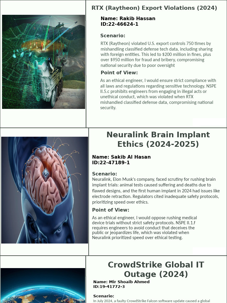 RTX Export Violations and Ethics Issues | PDF