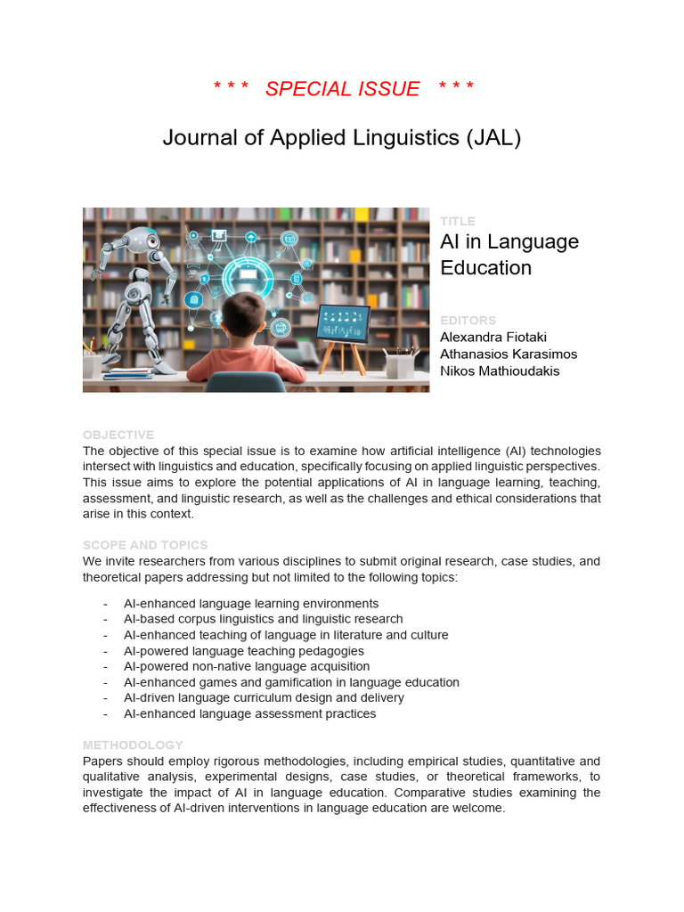 AI Applications in Language Education | PDF | Linguistics | Artificial ...