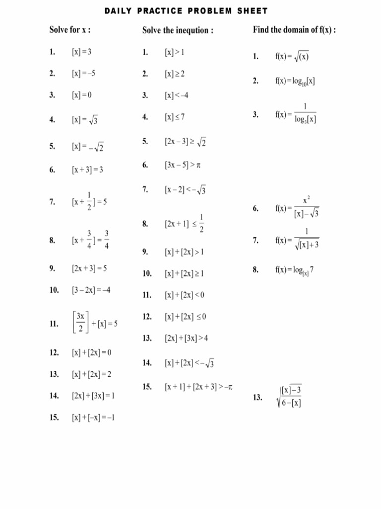 Daily Math Practice: Solve for x | PDF | Chess Theory | Chess