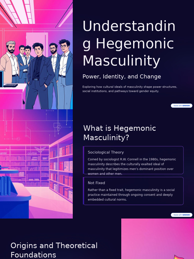 Hegemonic Masculinity: Power and Change | PDF | Masculinity | Gender