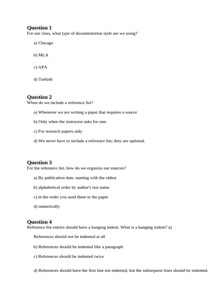 APA Citation Guidelines and Practices | PDF | Citation | Written ...
