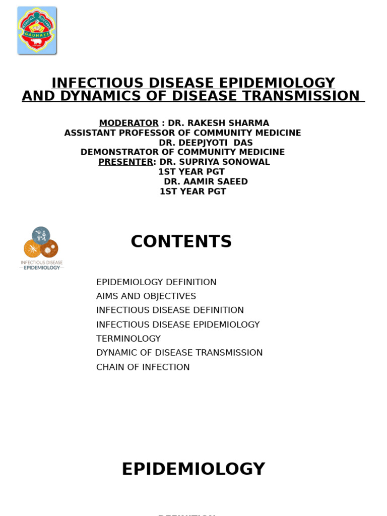 Infectious Disease Epidemiology Overview | PDF | Infection | Pathogen