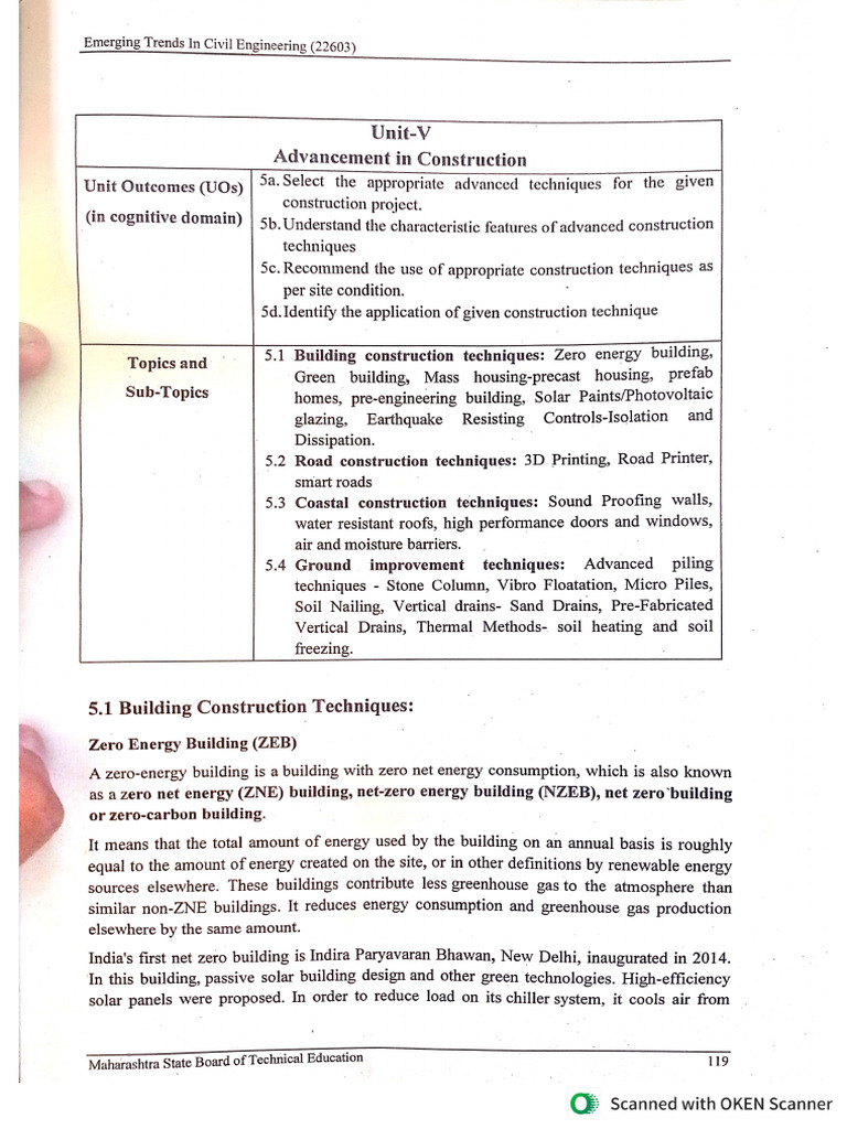 CHP 5 Advancement in Construction | PDF
