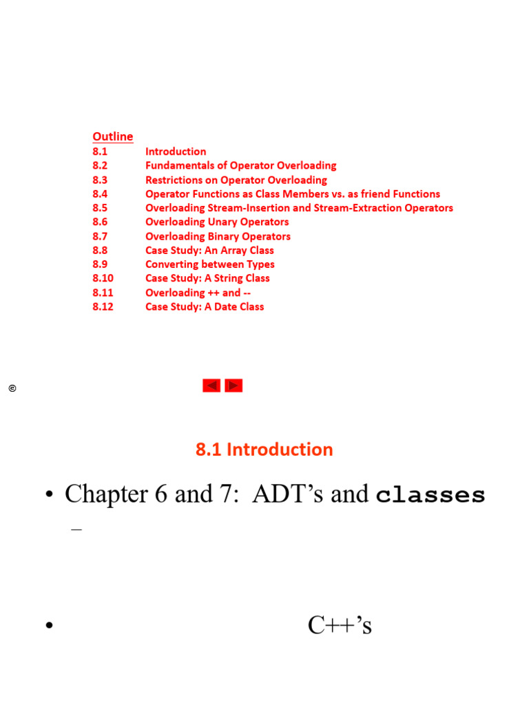 C++ Operator Overloading Explained | PDF | Constructor (Object Oriented ...
