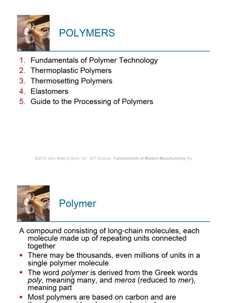 Polymers PPS | PDF | Polymers | Polymerization