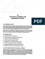 L-18 Political Parties and Pressure Groups