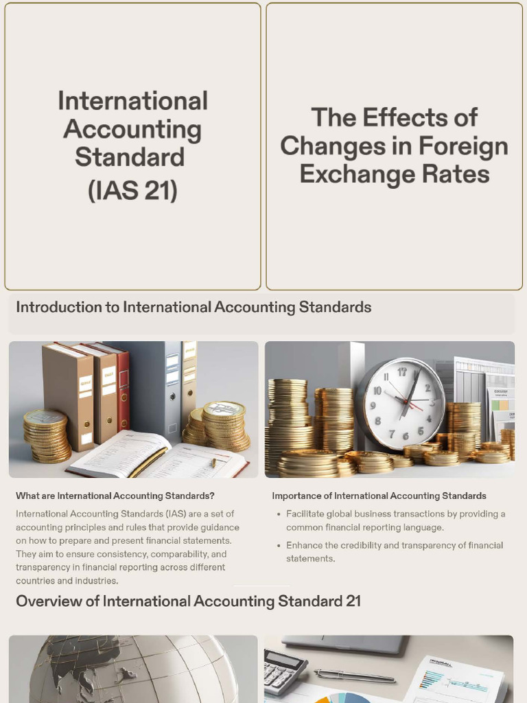 IAS 21 The Effects of Changes in Foreign Exchange Rates | PDF