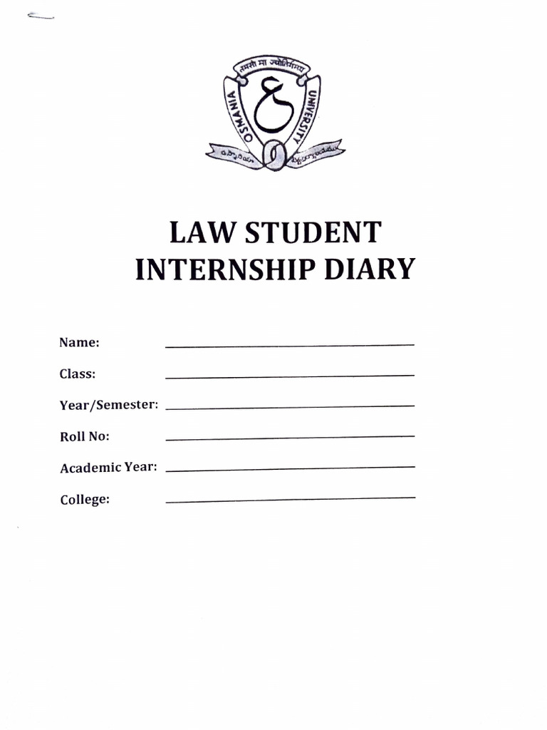 Law Student Internship Guidelines | PDF