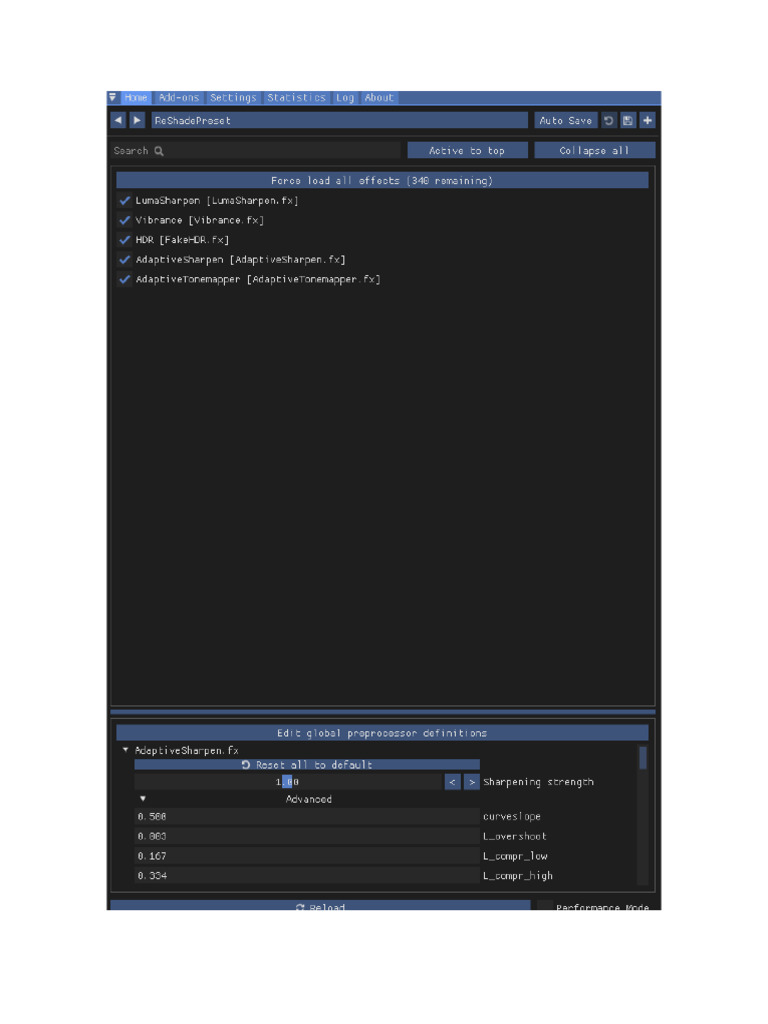 Reshade Config | PDF