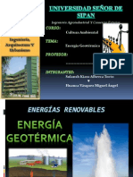 Energia Geotermica - Cultura Ambiental - Solansh Kiara Alberca Tocto & Miguel Angel Huanca Vasquez