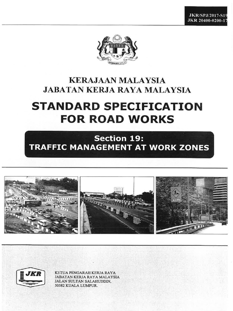 JKR Sec 19 - Traffic Management | PDF