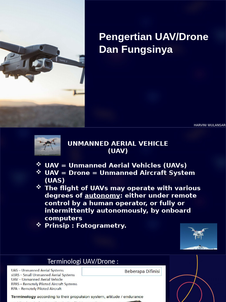Pengertian dan Fungsi UAV/Drone | PDF