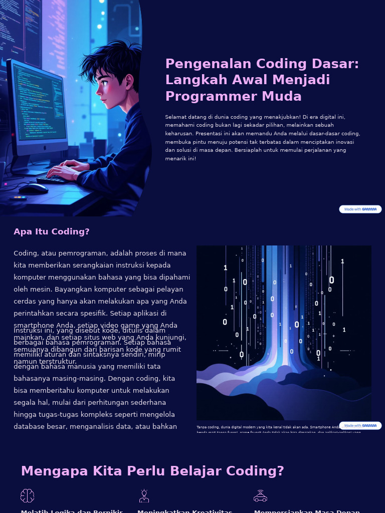 Pengenalan Dasar Coding untuk Pemula | PDF