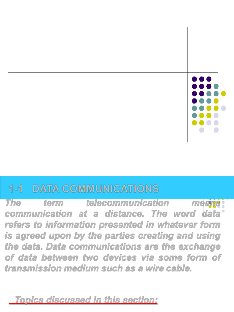 Data Communication and Network Basics | PDF | Network Topology ...