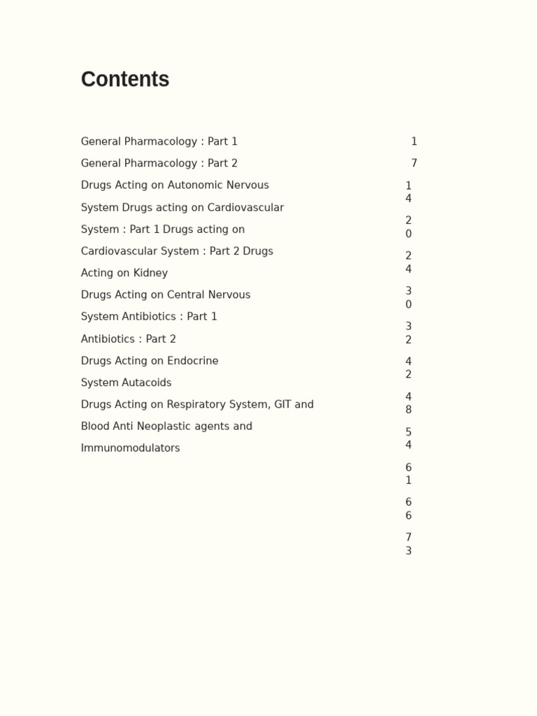 Comprehensive Guide to General Pharmacology | PDF | Receptor Antagonist ...