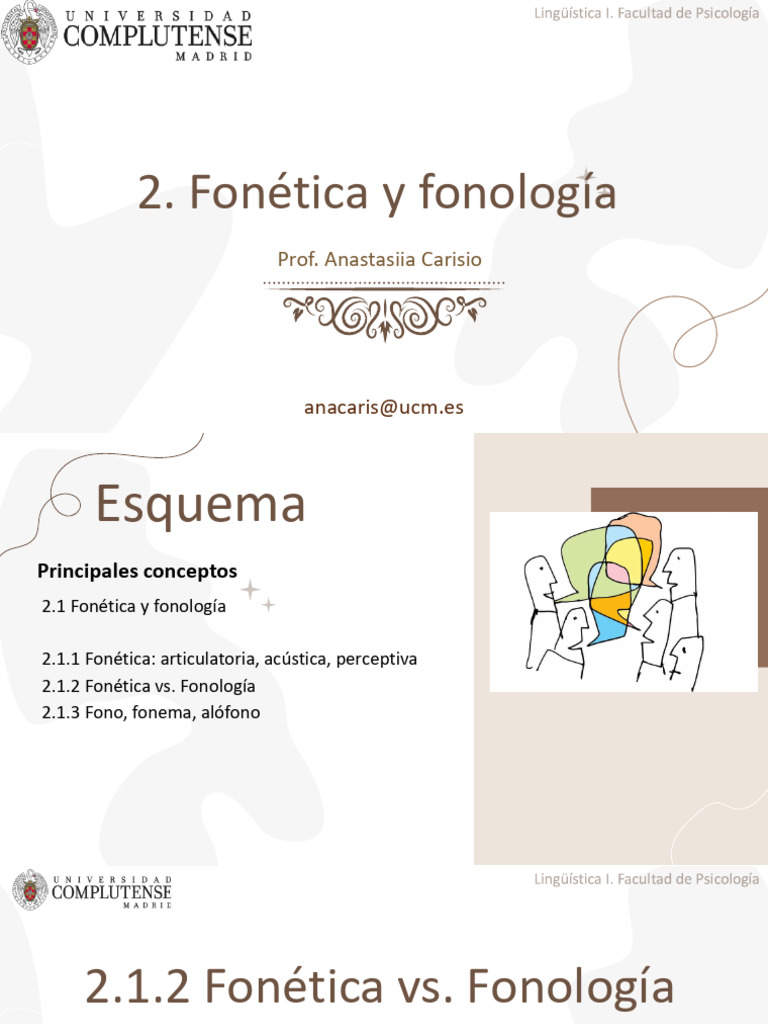 Fonética Parte 2 | PDF | Fonema | Fonología