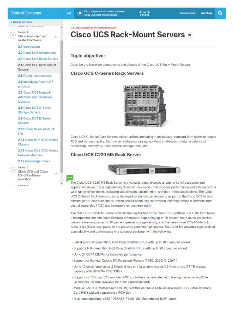 2.4 - Cisco UCS Rack-Mount Servers | PDF