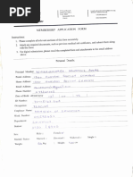MASM Membership Application Form | PDF | Cancer | Heart