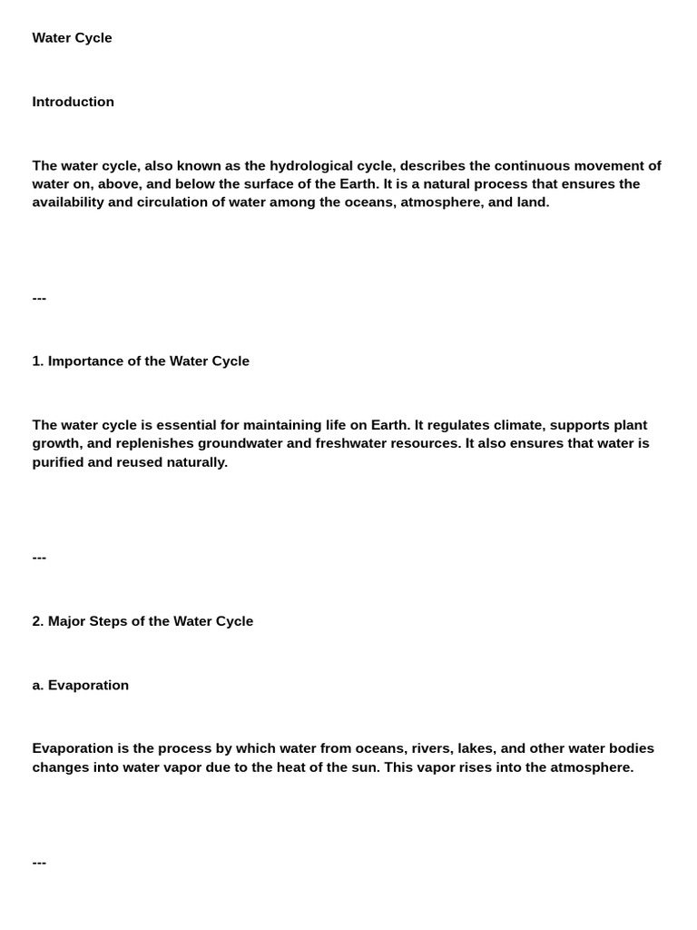 Water Cycle - 20251022 - 134611 - 0000 | PDF