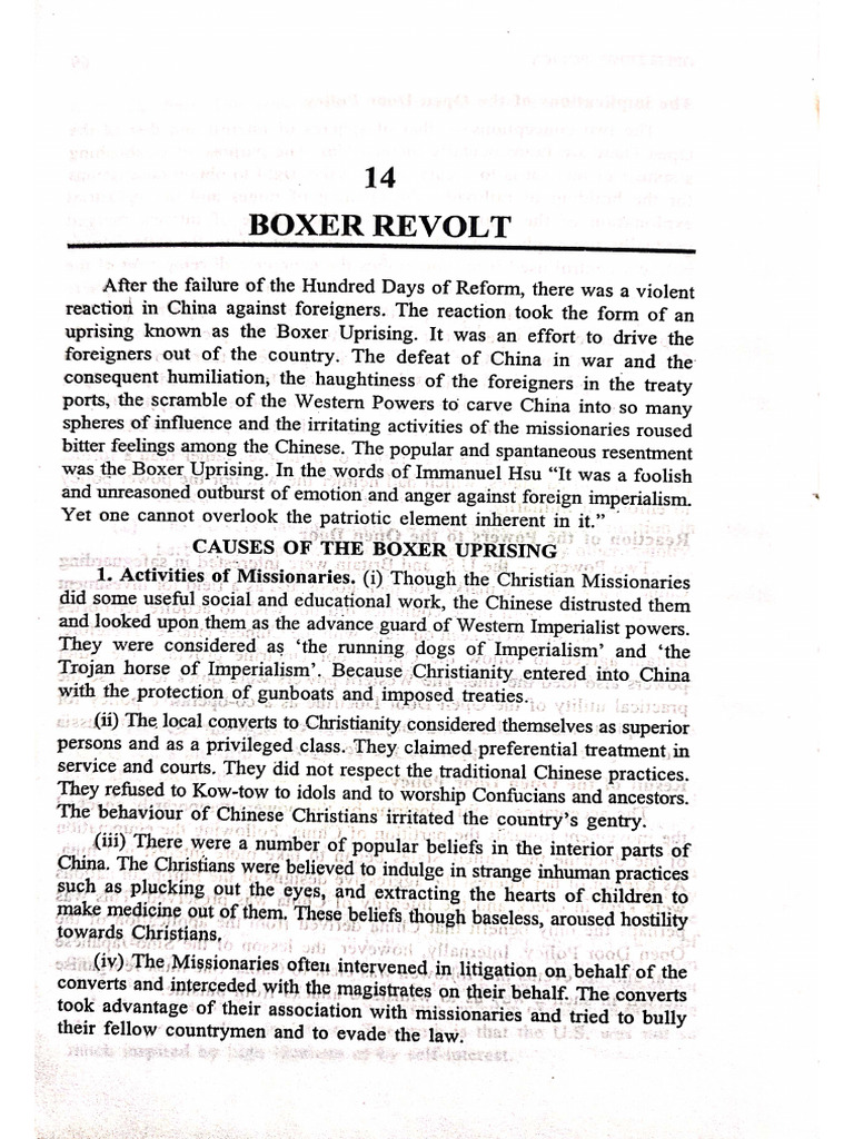 Boxer Movement | PDF