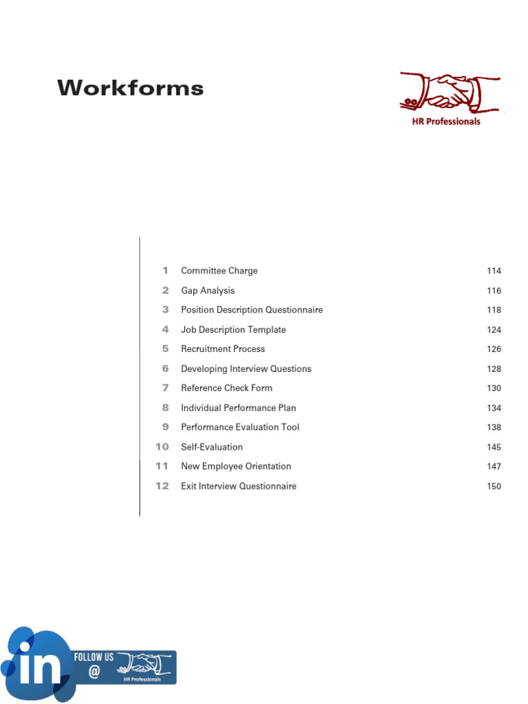 Workform Instructions for Project Committees | PDF | Recruitment