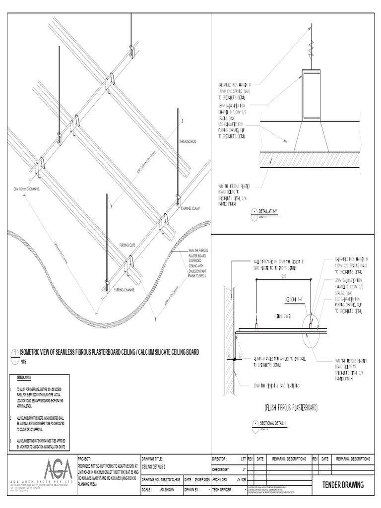 Ceiling Installation Specifications Guide | PDF | Building Engineering ...