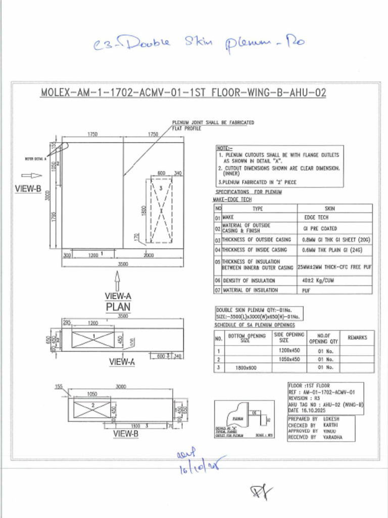 c3 Double Skin Plenum r0 | PDF