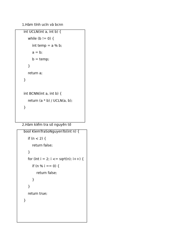 Hàm C++ | PDF