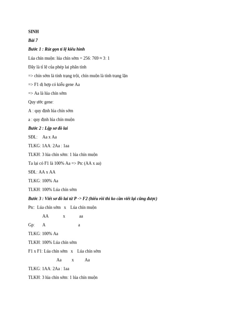 Sinh | PDF
