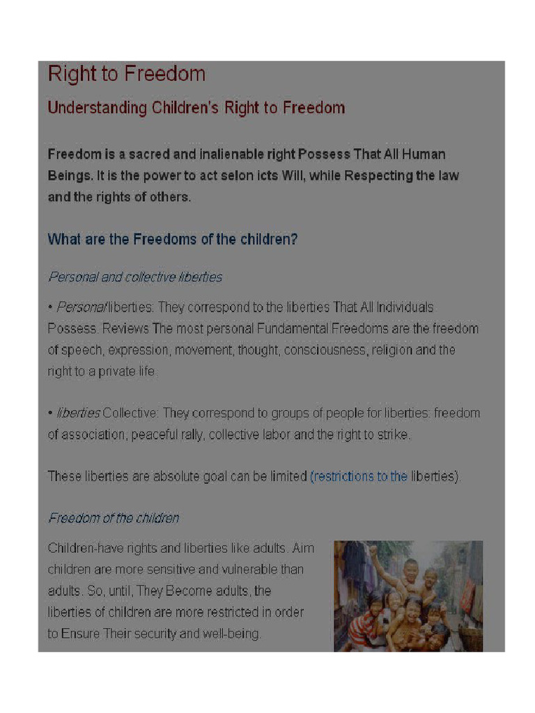 Freedom | PDF