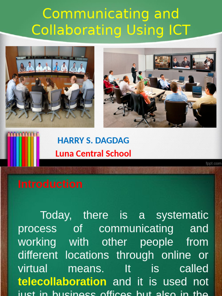 Communicating and Collaborating Using ICT | PDF | Online Chat ...