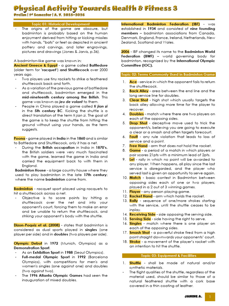 Physical Activity Towards Health Fitness 4 | PDF | Sports