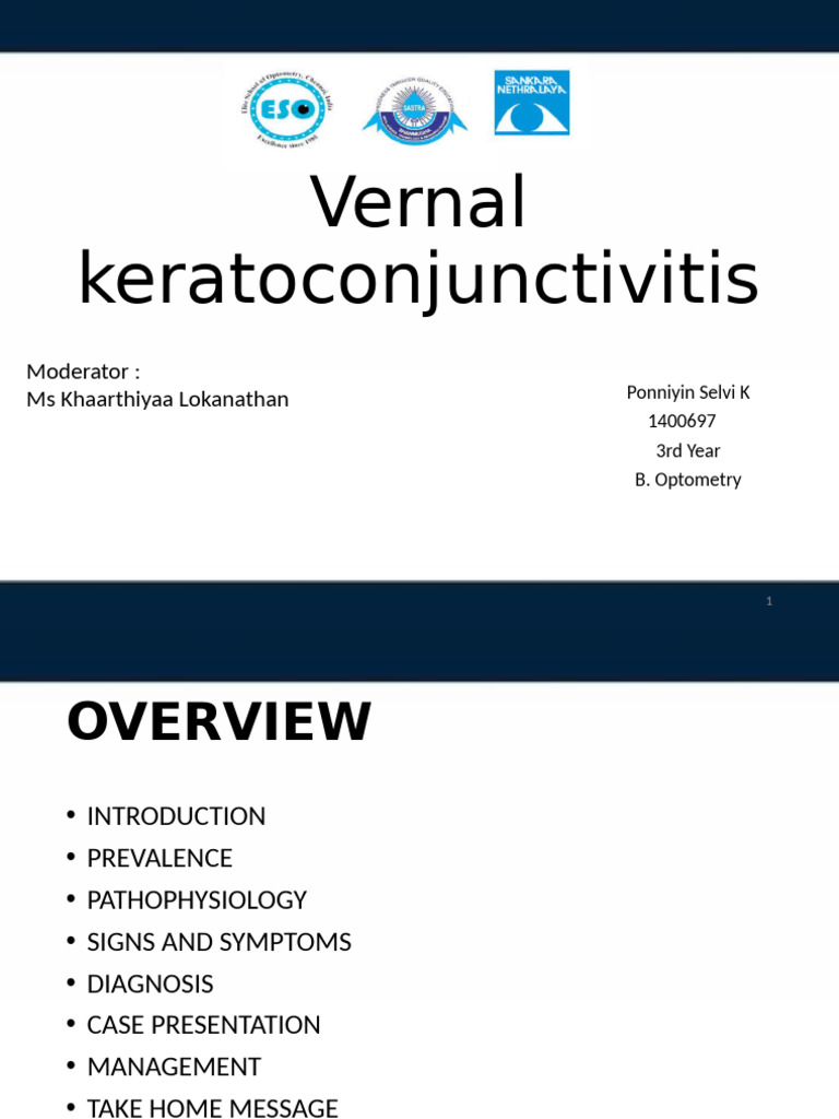 Vernal Keratoconjunctivitis Overview | PDF | Immunology | Ophthalmology