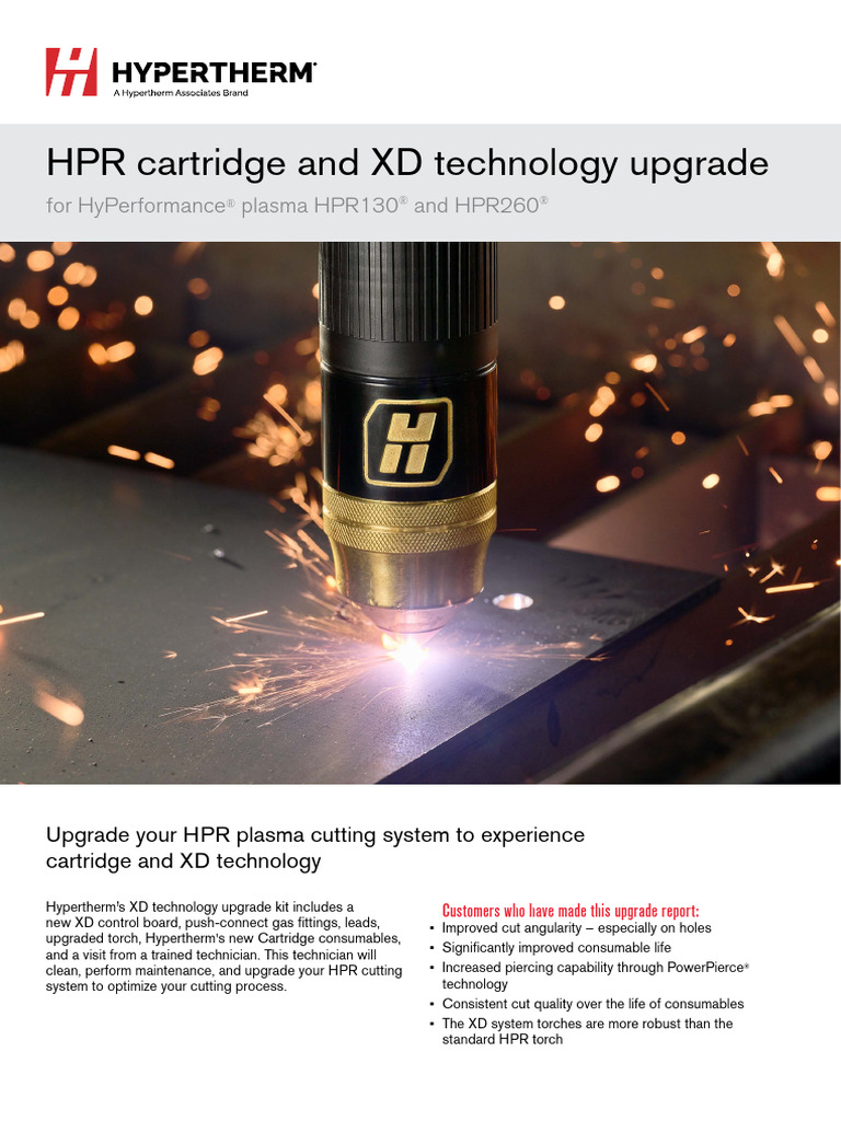 Upgrade to Hypertherm XD Plasma Technology | PDF | Video Game Consoles ...