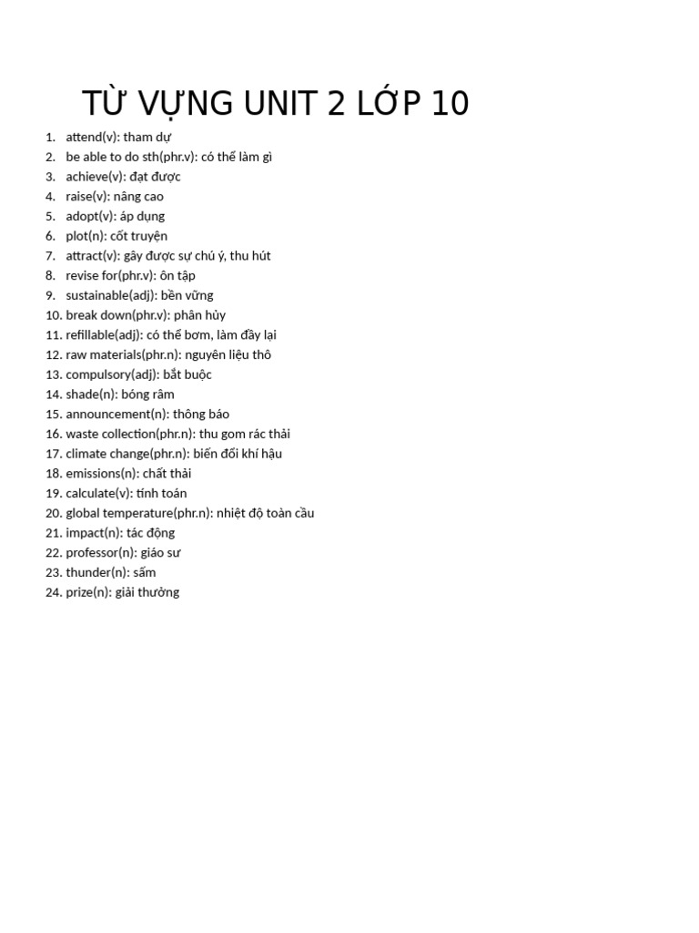 T V NG Unit 2 L P 10 | PDF