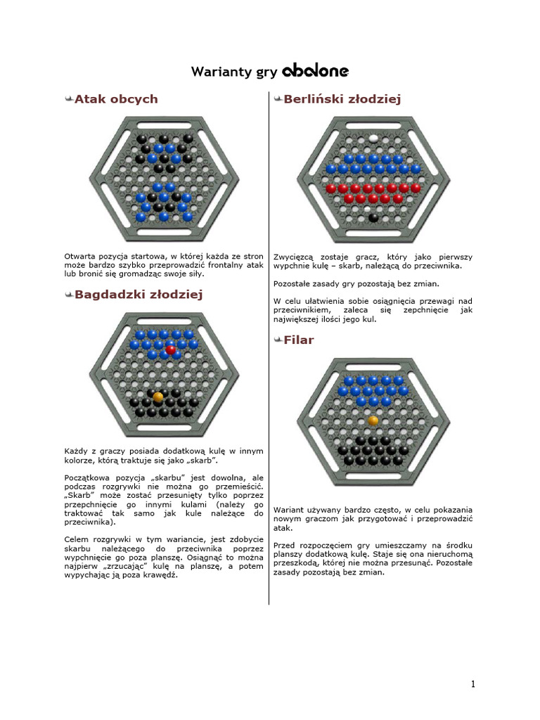 Warianty Abalone | PDF