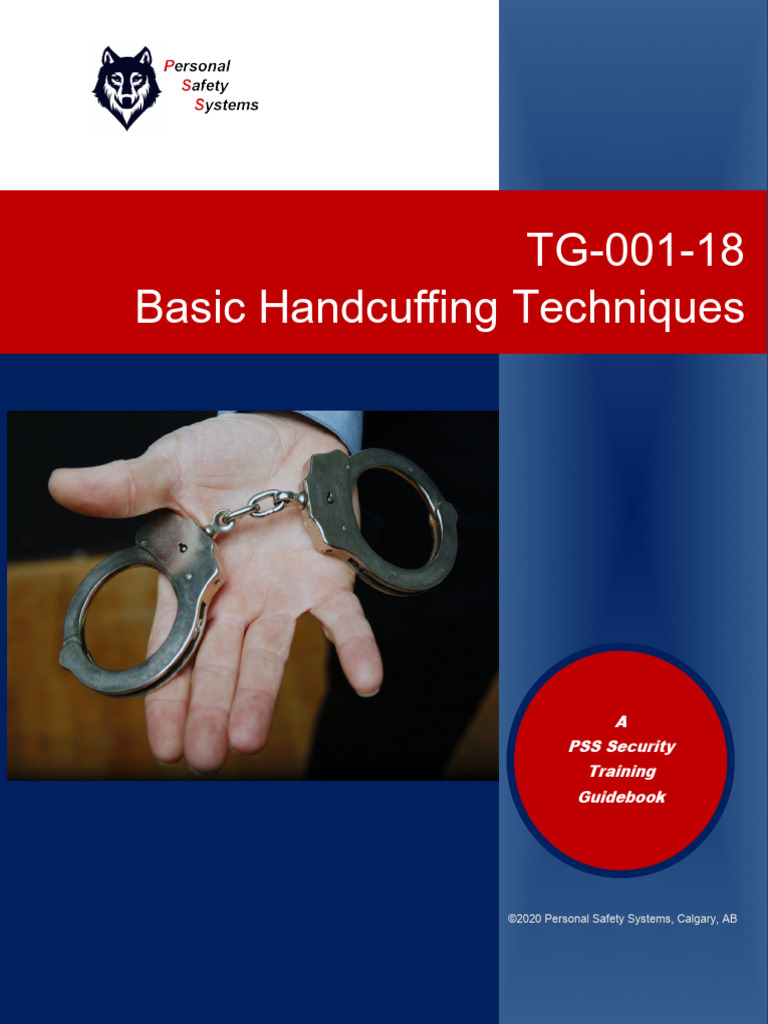 Basic Handcuffing Techniques Guide | PDF | Handcuffs