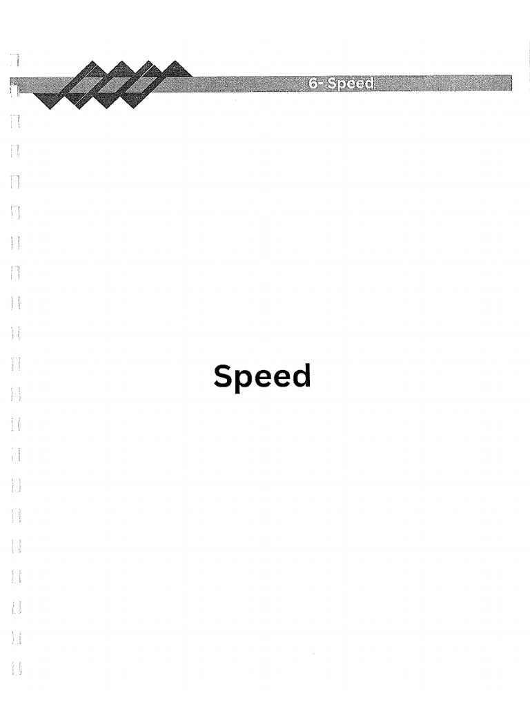 6 Speed | PDF