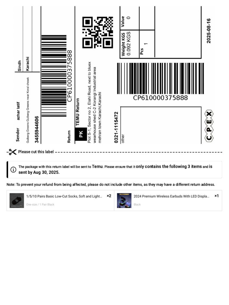 Return Temu Web Document | PDF