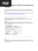 FedEx Remote Pickup Request Form | PDF | United States Postal Service ...